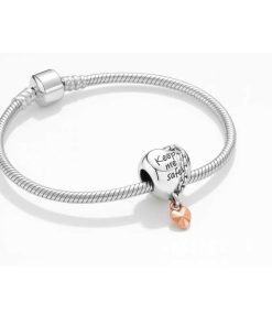 Silver Pendant 'keep me safe'