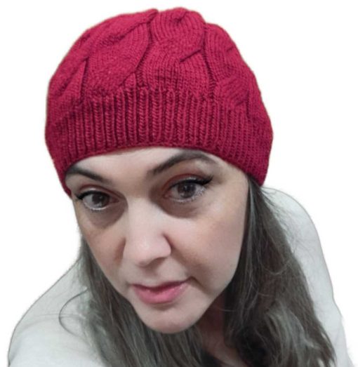 Cap handmade red