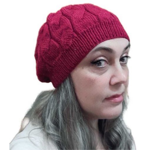 Cap handmade red