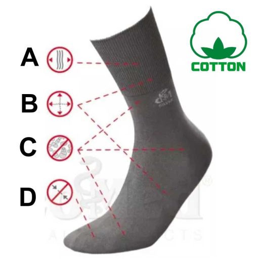Medical socks Deomed silver