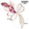 brooch in purple details