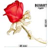 brooch: red rose