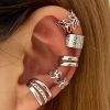 Set of 5 silver earrings