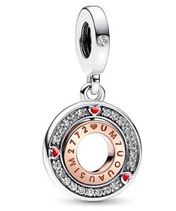 Pandora Three Red Hearts