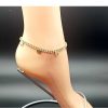 Silver or Gold ankle chain Crystals