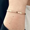 Gold bracelet with 7 crystals