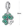 Pandora style pendant: For luck