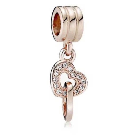 Pandora Two crystal hearts