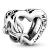 Bracelet Silver, Pandora style. + 5 pendants