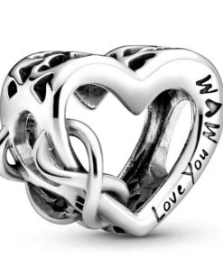 Bracelet Silver, Pandora style. + 5 pendants