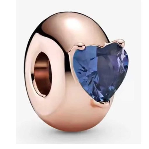 Pandora Ring with blue heart