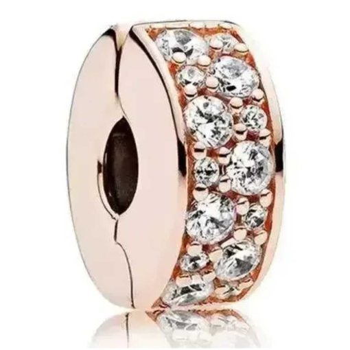 Ring white crystals