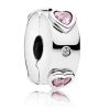 pendant pink hearts