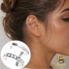 Double Crystal No Piercing Ear Cuff