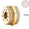 Gold stop pendant
