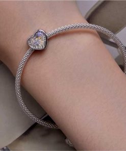 silver pendant heart