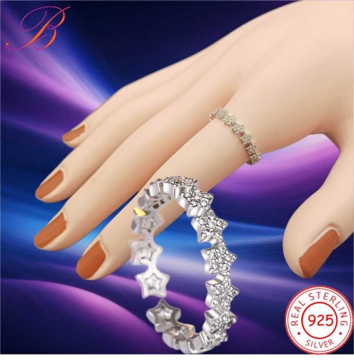 Silver crystal ring  S925