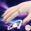 Silver ring pearl
