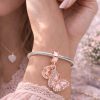 Rose gold butterfly
