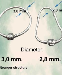 Bracelet 2,8 / 3,0 mm.