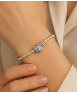 Pendant crystal heart