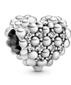 Pendant - Ring, S925: Crystal heart