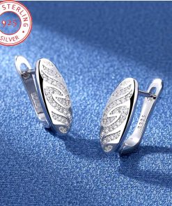 Silver Crystal Earrings