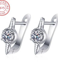 Silver Crystal Earrings