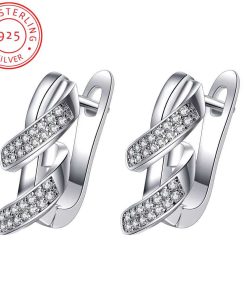 Silver Crystal Earrings