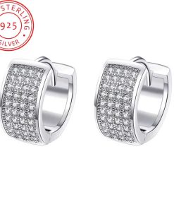 Silver Crystal Earrings