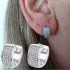 Silver Crystal Earrings