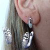 Silver Crystal Earrings