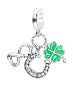 Silver 3 pendants, S925: For luck