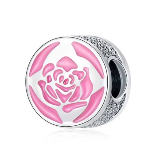 pendant pink rose
