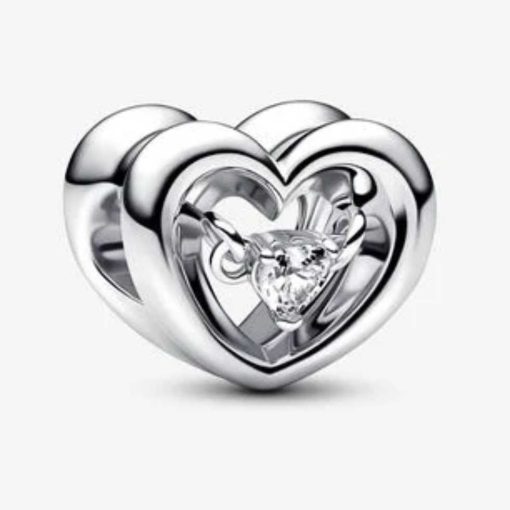 Pendant Heart with zircon