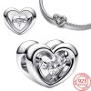 Pendant Heart with zircon