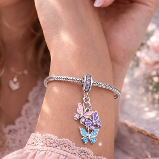 Pendant 3 butterflies