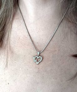 Gold crystal pendant