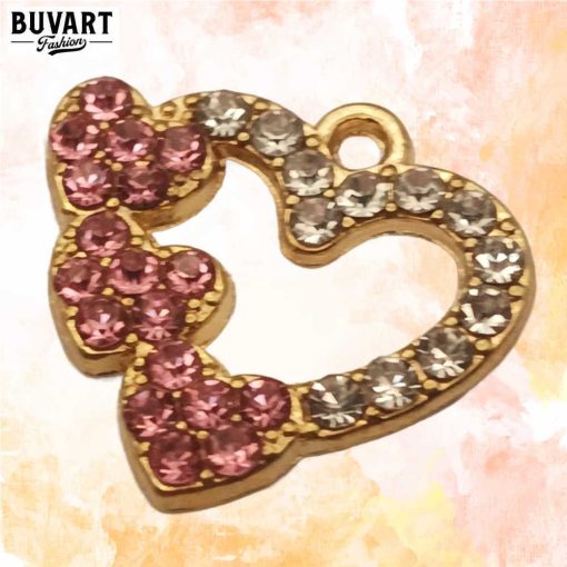 Gold crystal pendant