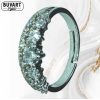 Silver crystal ring