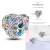 Pendant heart & bird
