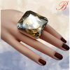 Maxi gold and silver rings with zircons