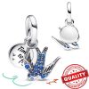 Crystal pendant swallow