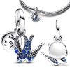 Crystal pendant swallow