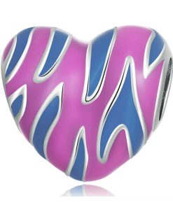 Pendant pink heart