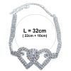 Silver crystal Ankle chain