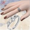 Fancy ring with zircon