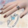 Fancy ring with zircon