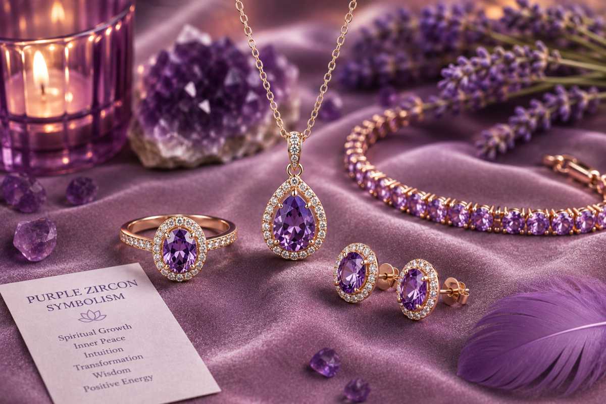 Purple zircon symbolism