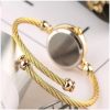 Gold black wristwatch